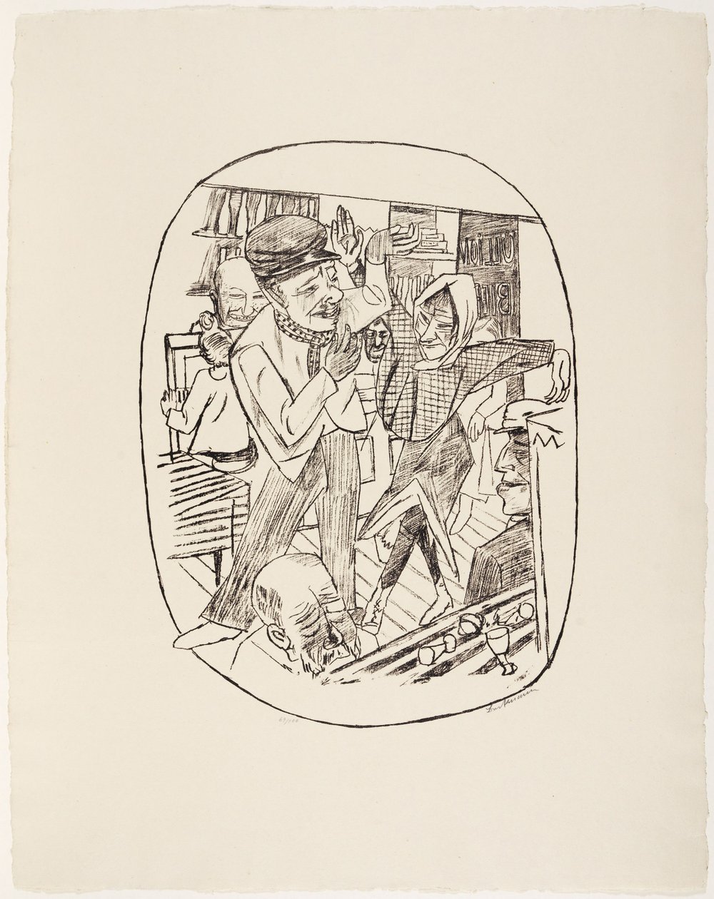 Tani pub autorstwa Max Beckmann