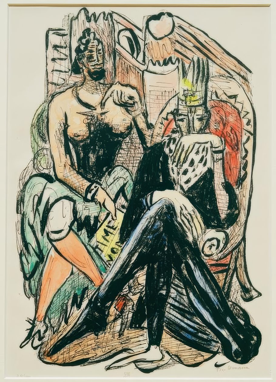 Król i Demago autorstwa Max Beckmann
