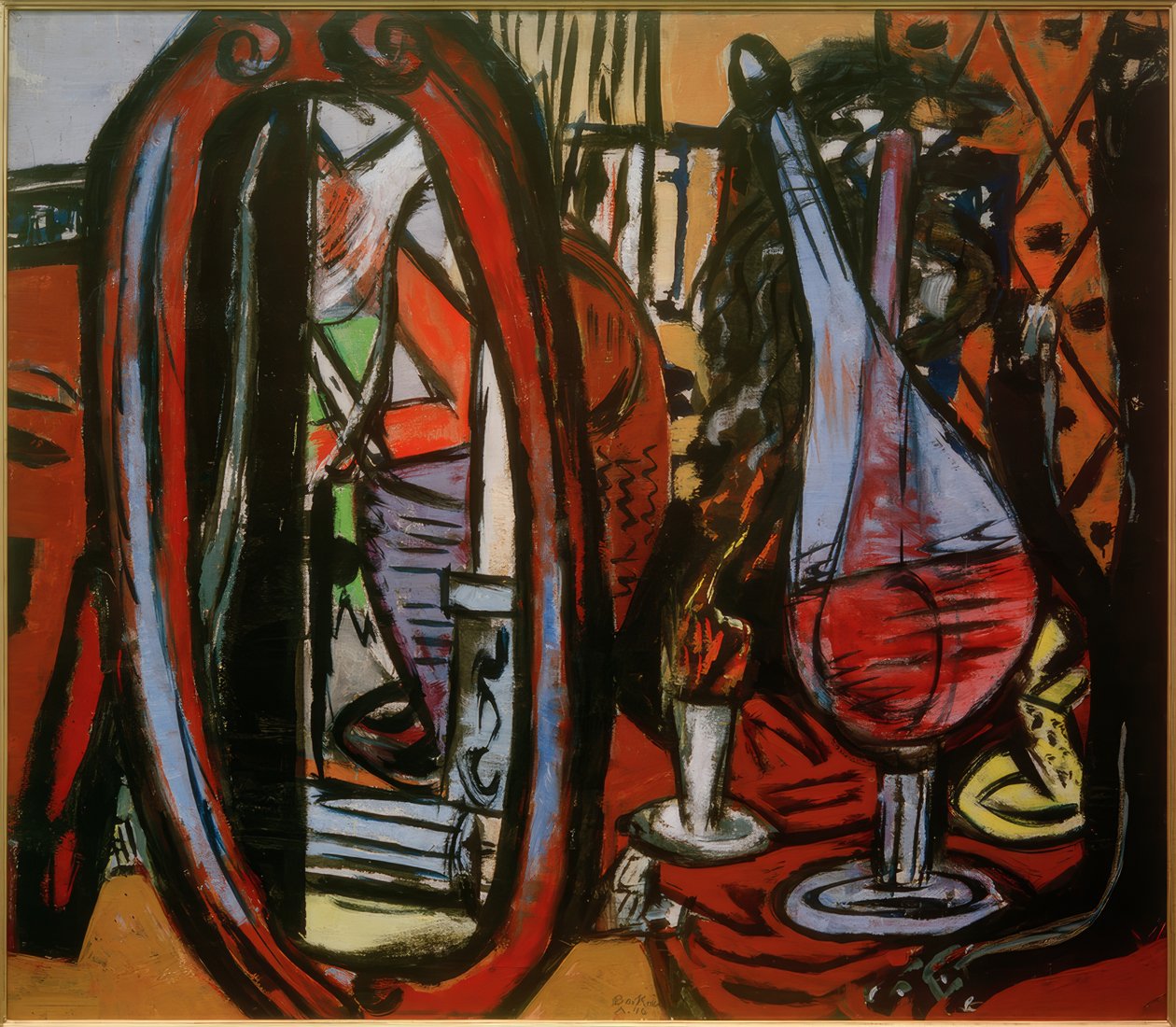 Pomieszczenie do badań laboratoryjnych autorstwa Max Beckmann
