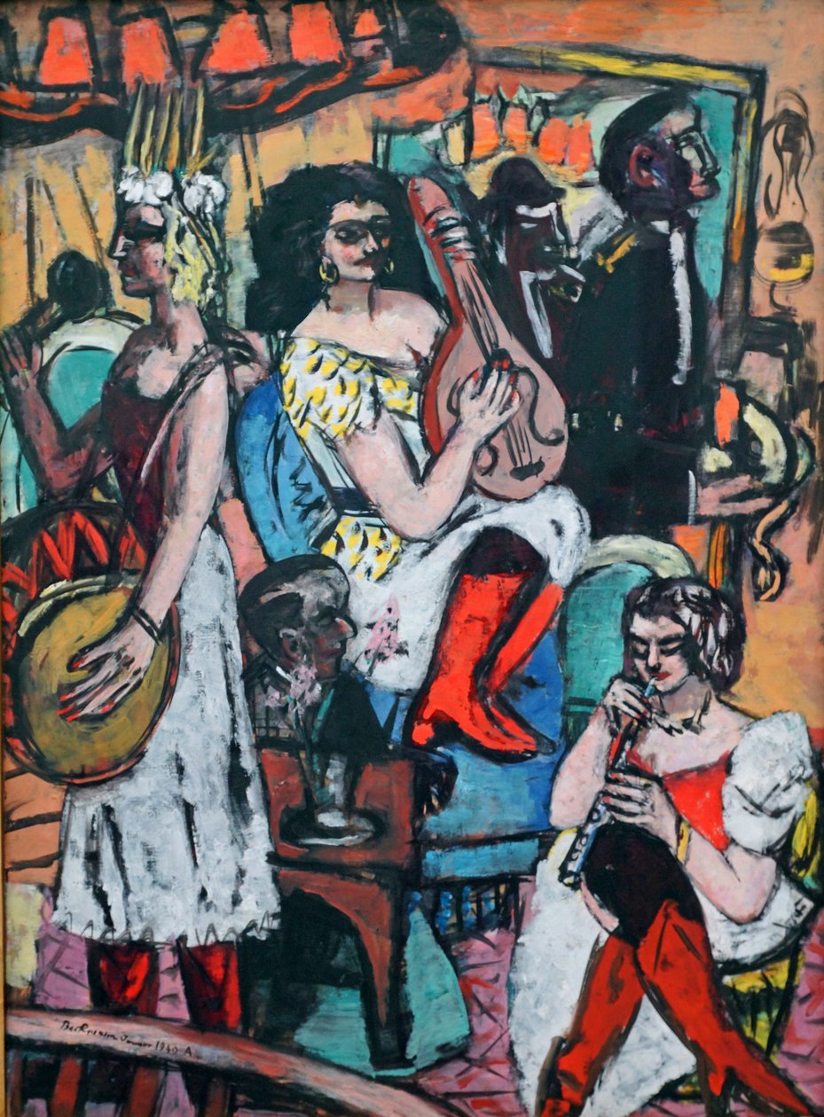 Orkiestra damska autorstwa Max Beckmann
