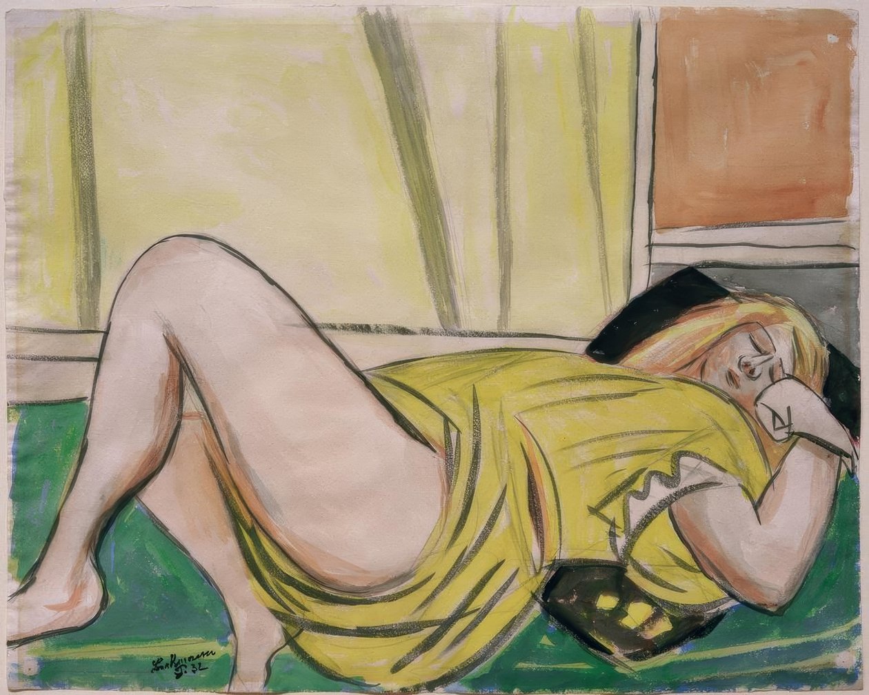 Kłamliwy autorstwa Max Beckmann