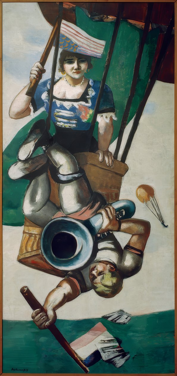 Lotnicy autorstwa Max Beckmann