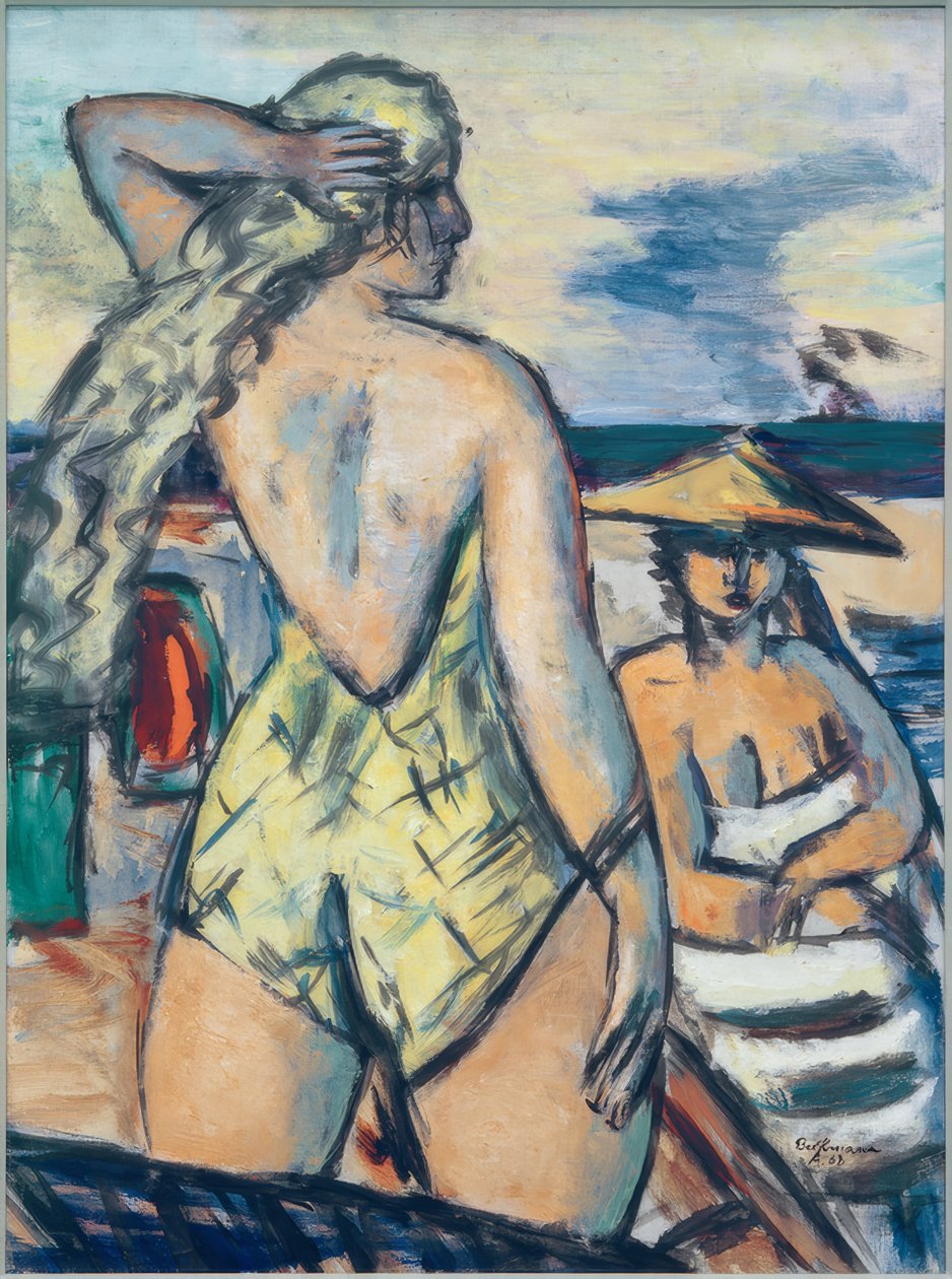 Dziewczyna nad morzem autorstwa Max Beckmann