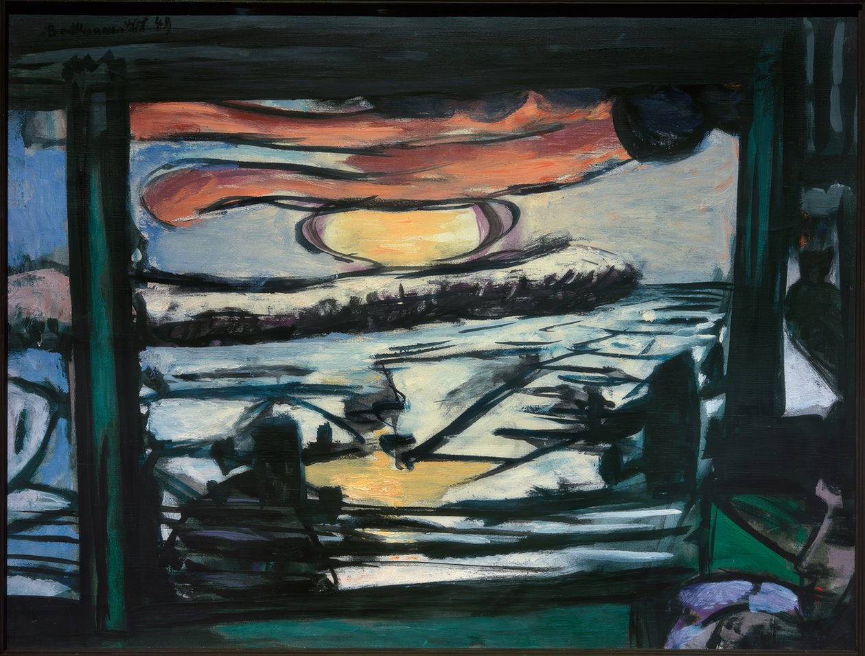 Poranek nad Mississippi autorstwa Max Beckmann