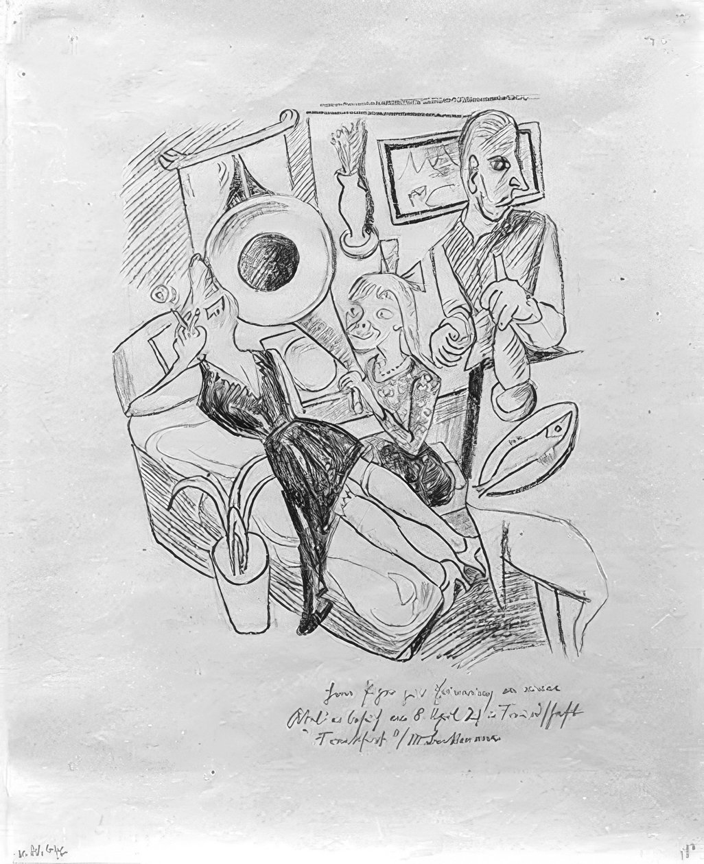 Umeblowane autorstwa Max Beckmann