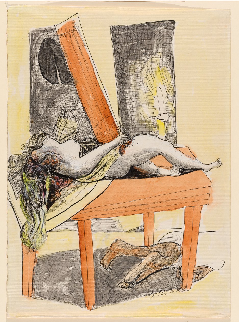 Mord autorstwa Max Beckmann