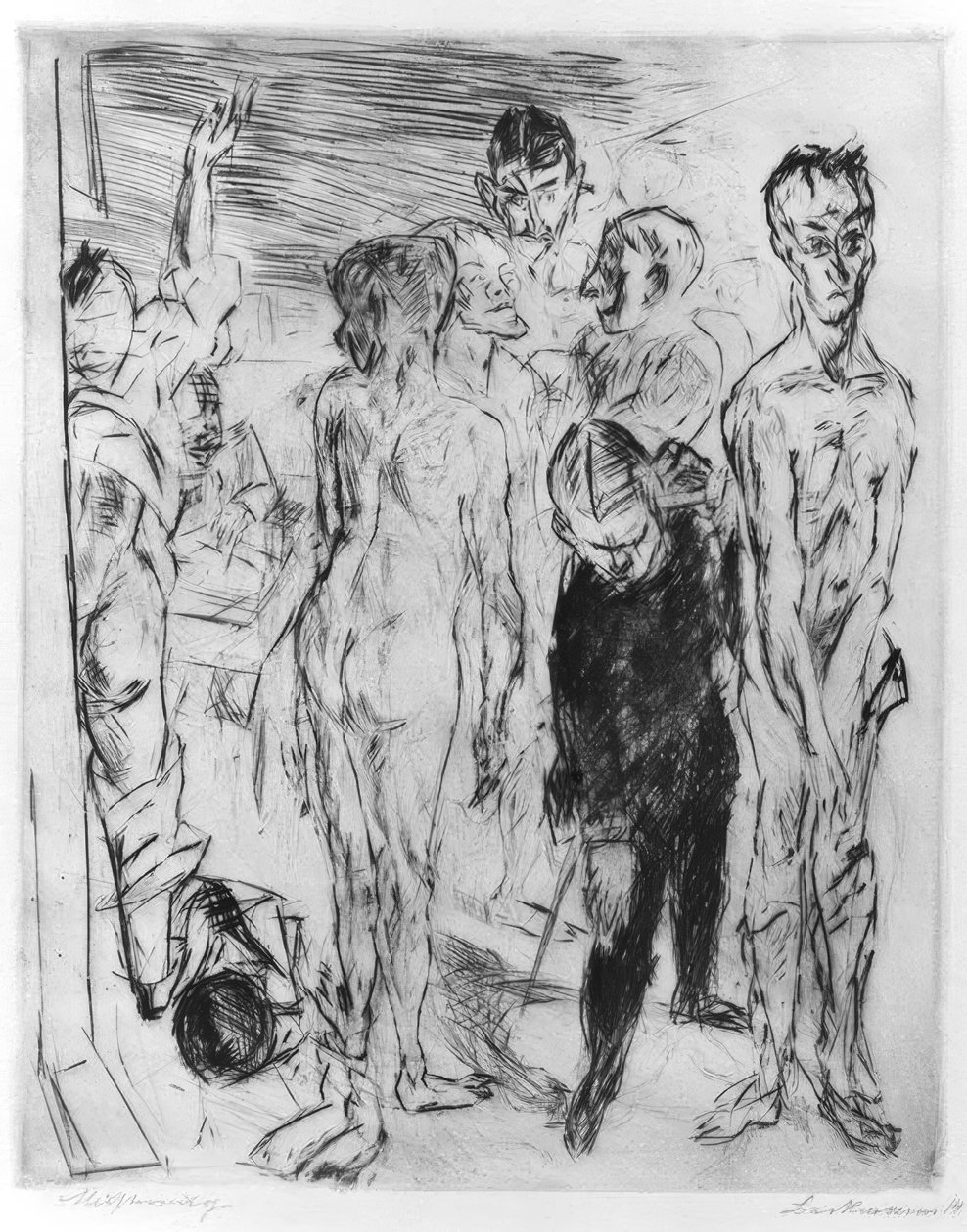 Skrzyknąć autorstwa Max Beckmann