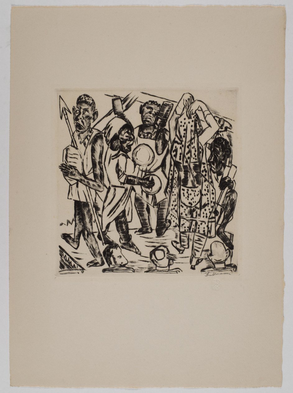 „Czarny taniec” autorstwa Max Beckmann