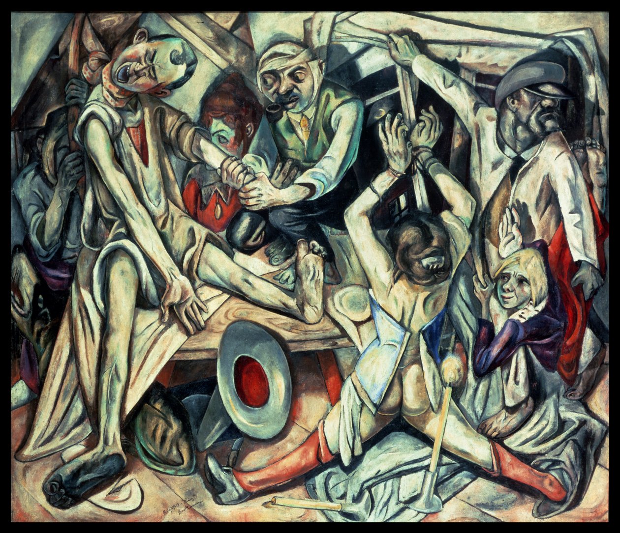 Noc autorstwa Max Beckmann