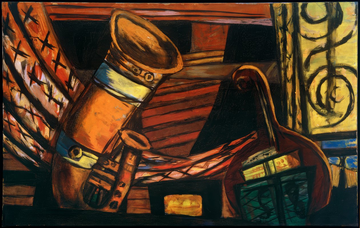 orkiestra autorstwa Max Beckmann