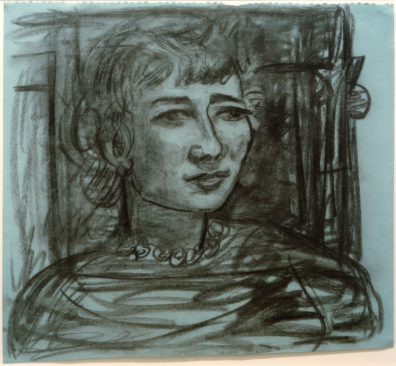 Portret Frances van Veen autorstwa Max Beckmann