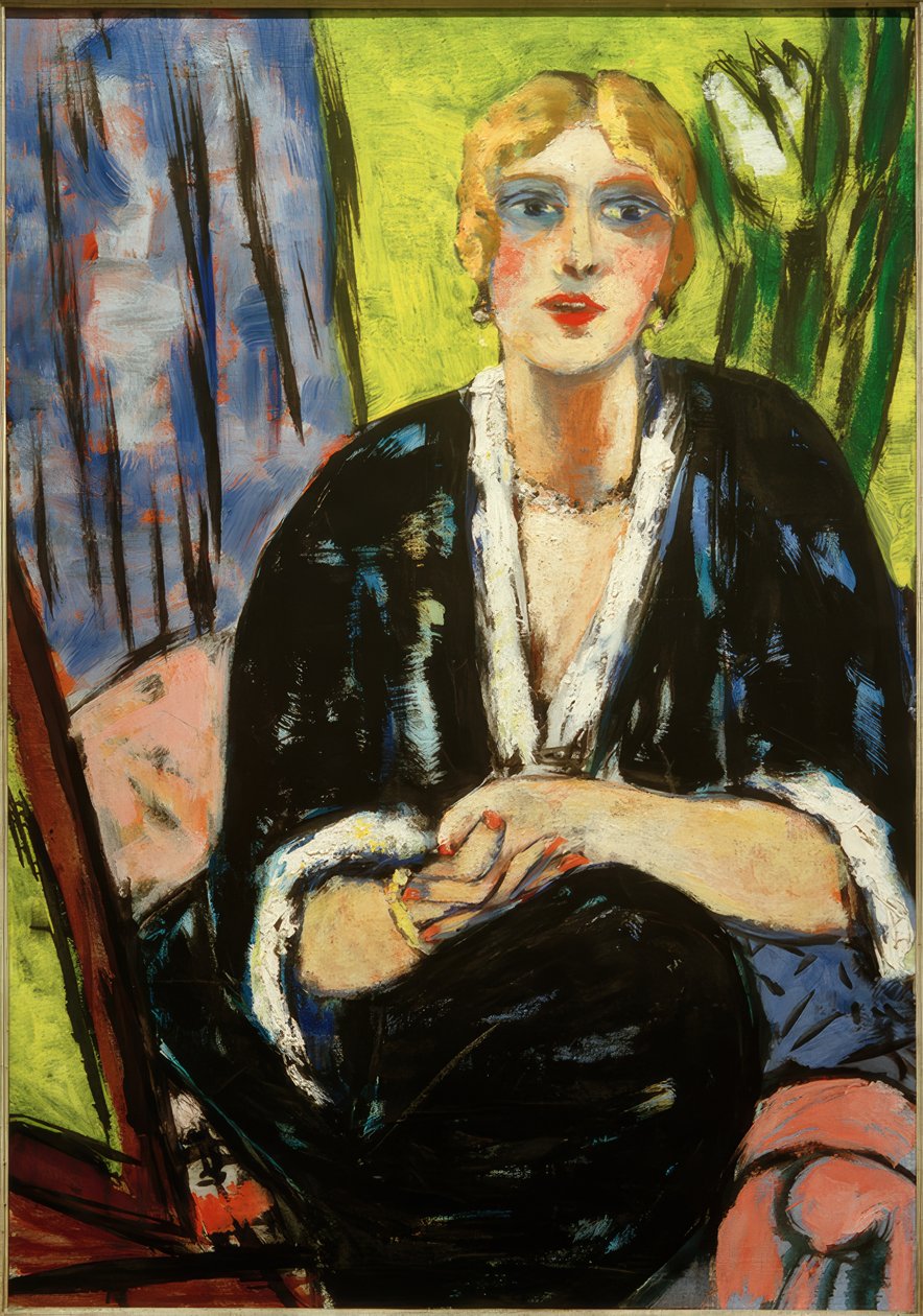 Portret Lilly von Schnitzler autorstwa Max Beckmann