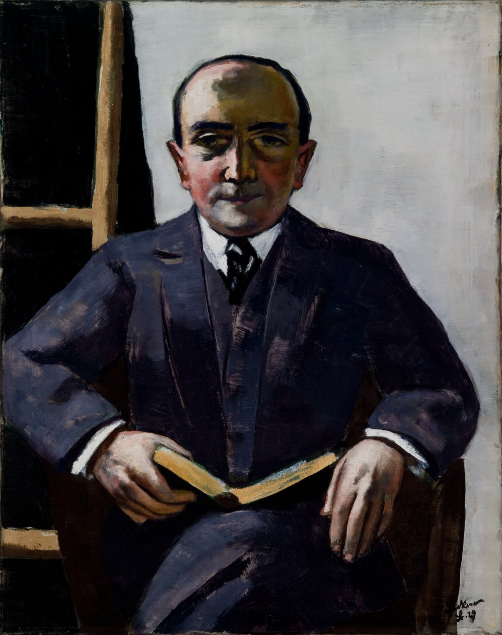 Portret Curta Glasera autorstwa Max Beckmann