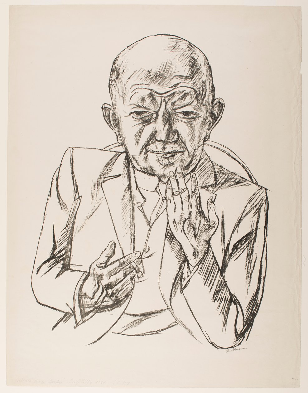 Portret dr. Weidnera autorstwa Max Beckmann