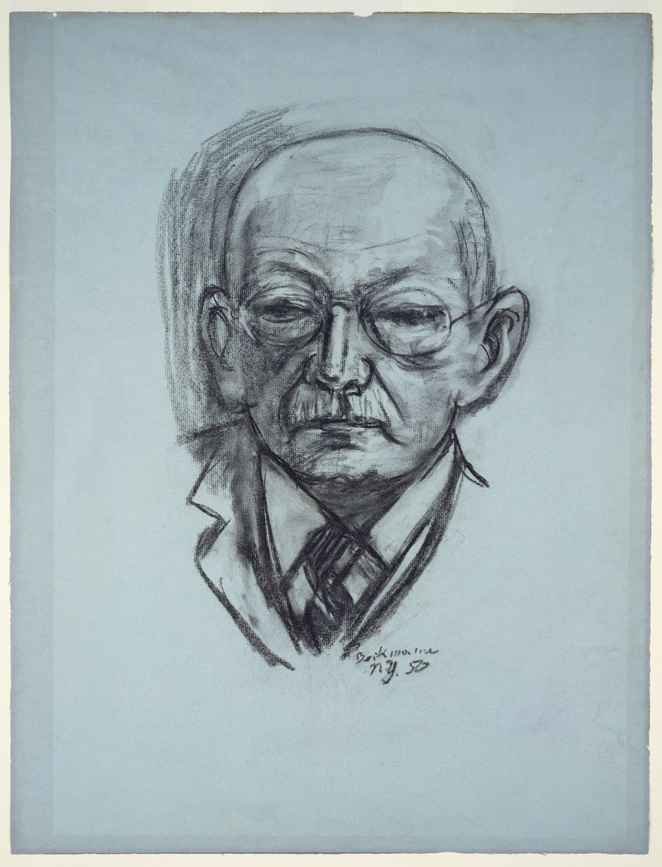 Portret Georga Swarzenskiego autorstwa Max Beckmann