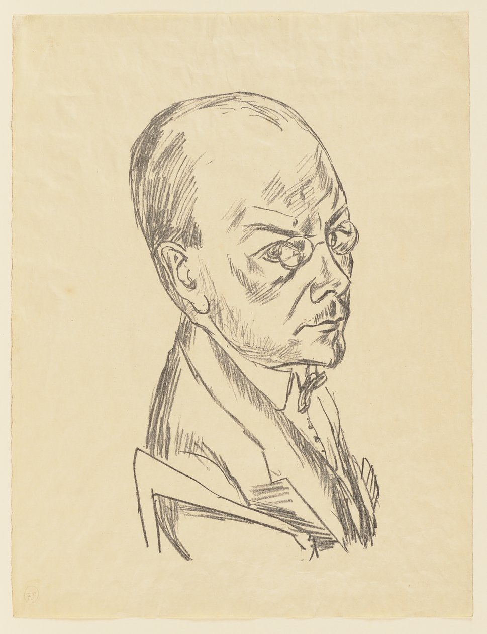 Portret Georga Swarzenskiego autorstwa Max Beckmann