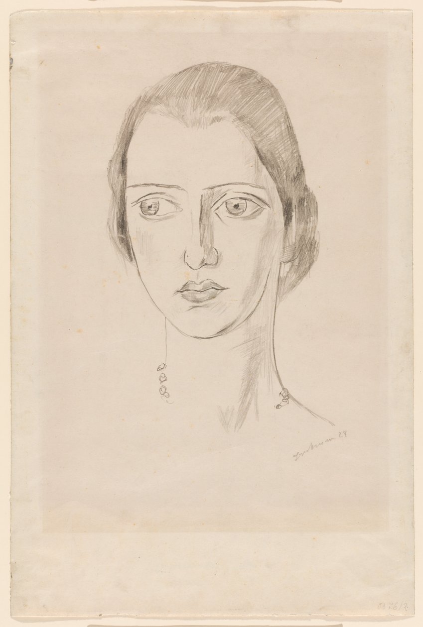 Portret Marie-Louise von Motesiczky autorstwa Max Beckmann