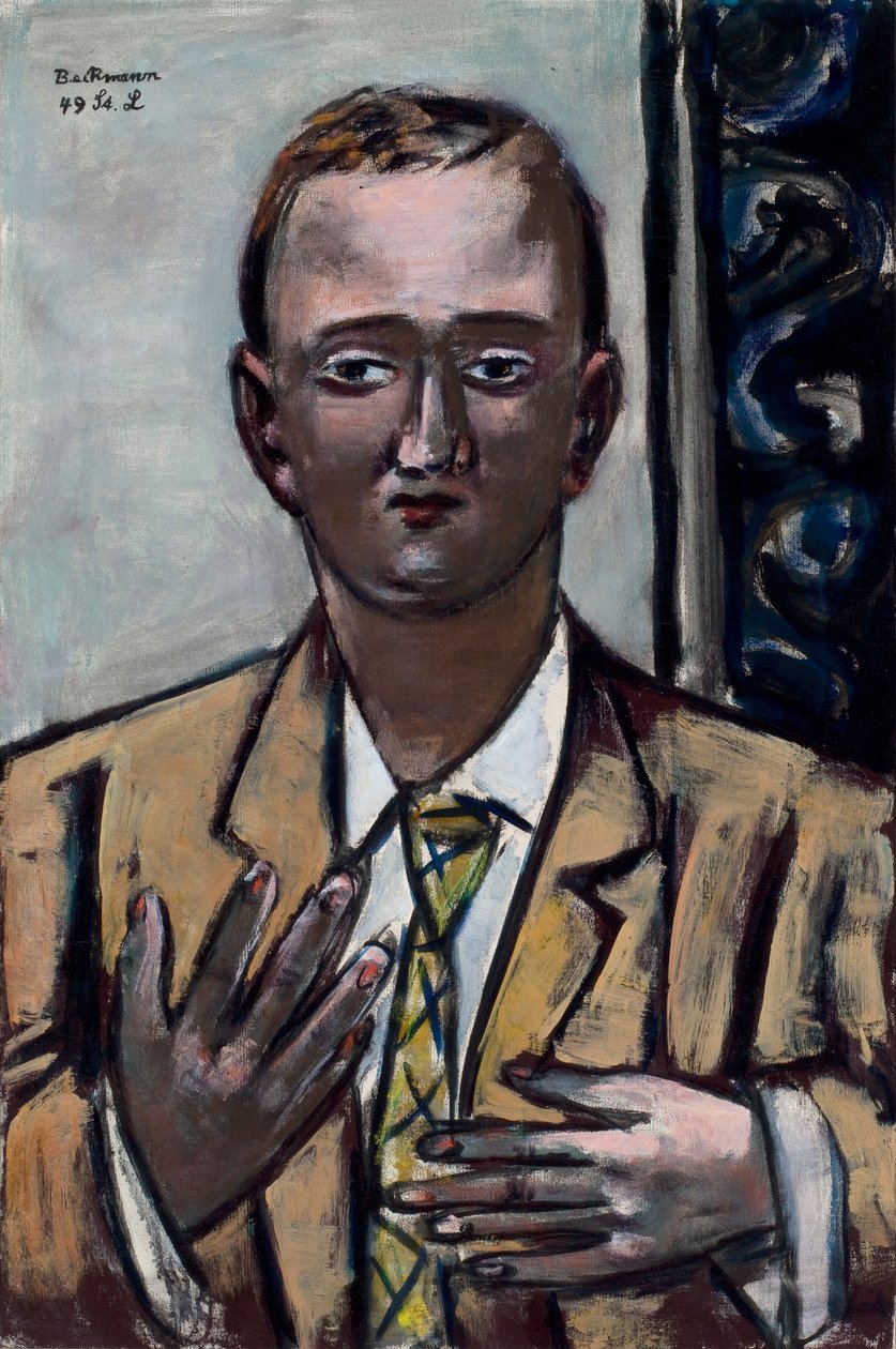 Portret Mortona D. Maya autorstwa Max Beckmann