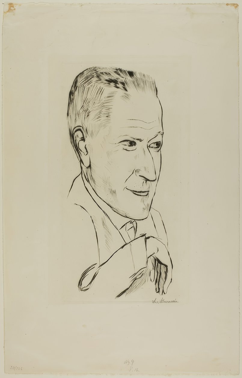 Portret Reinharda Piepera autorstwa Max Beckmann