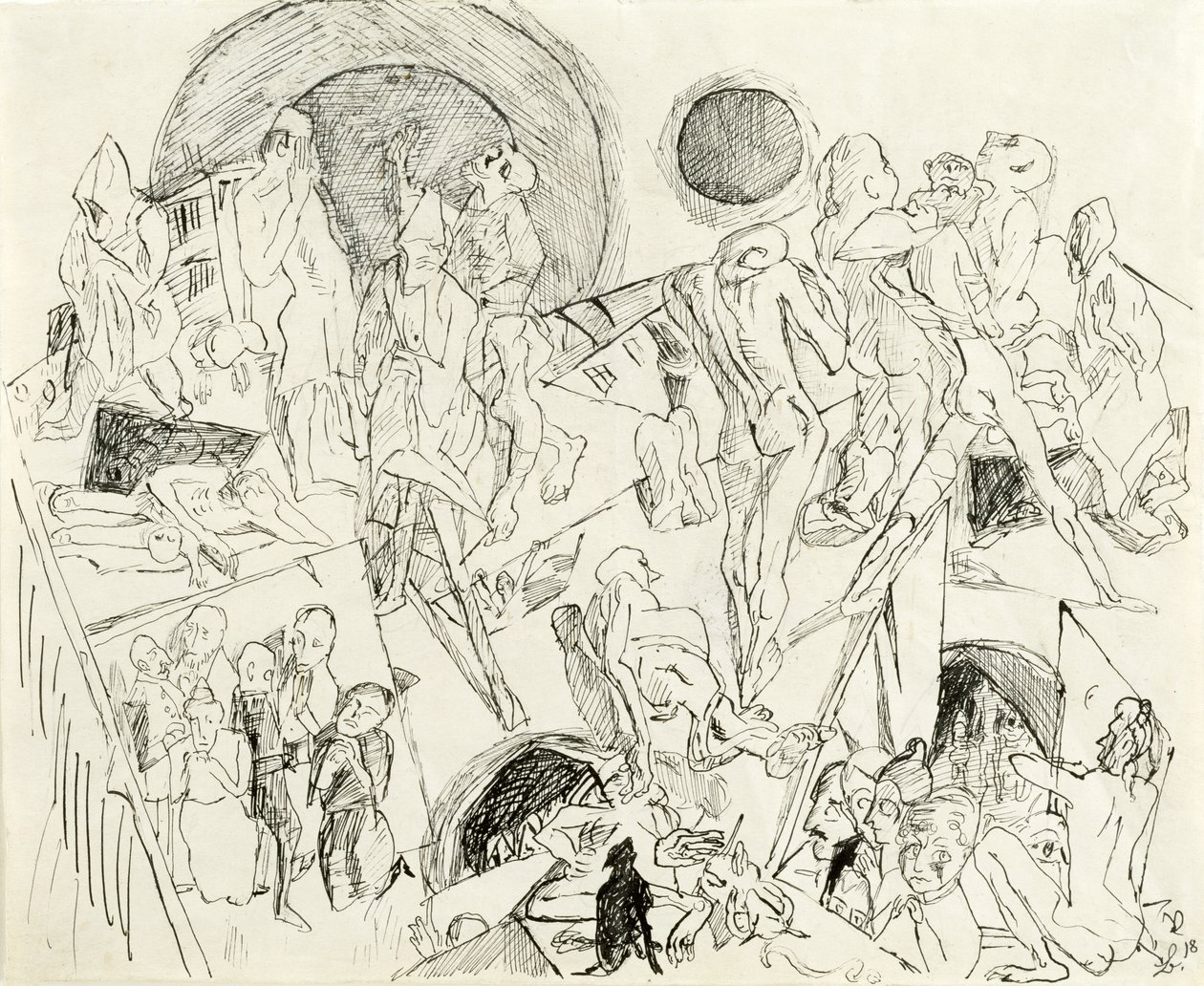 Zmartwychwstanie autorstwa Max Beckmann