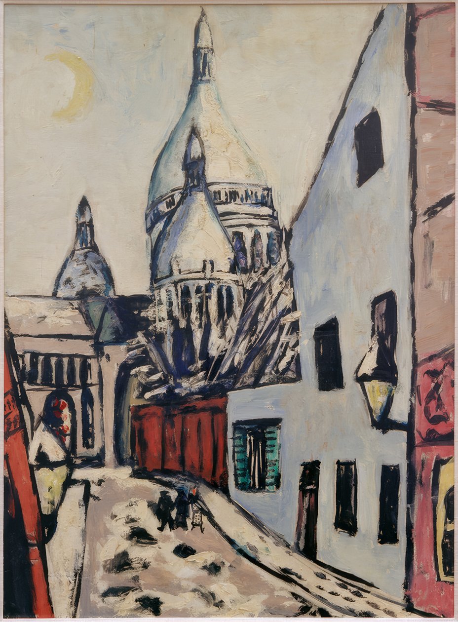 Sacré-Coeur w śniegu autorstwa Max Beckmann