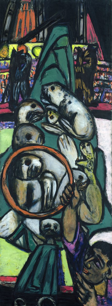 Lwy morskie w cyrku autorstwa Max Beckmann
