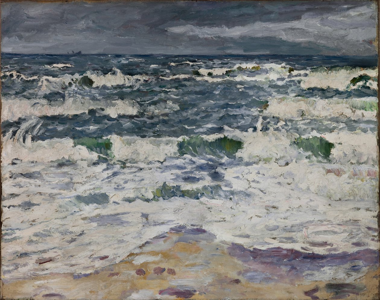Pejzaż morski, ok. 1907 (olej na płótnie) autorstwa Max Beckmann