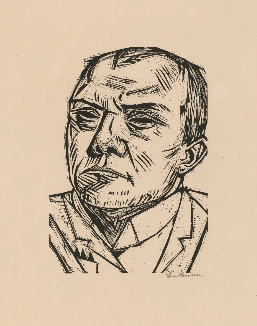 Autoportret autorstwa Max Beckmann