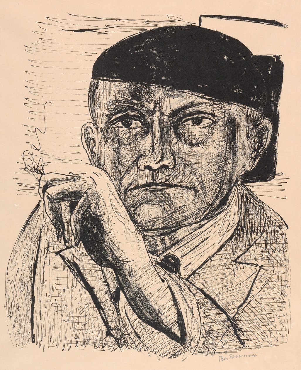 Autoportret autorstwa Max Beckmann