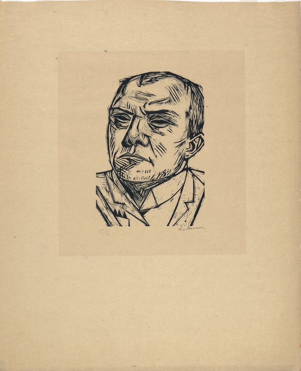 Autoportret autorstwa Max Beckmann