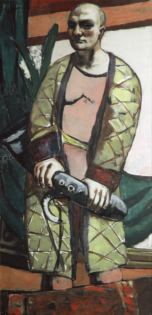 Autoportret z saksofonem autorstwa Max Beckmann