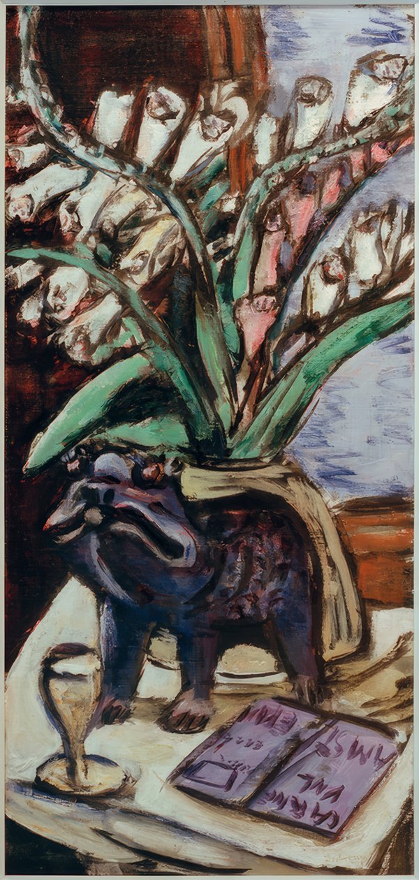 Martwa natura z naparstnicą autorstwa Max Beckmann