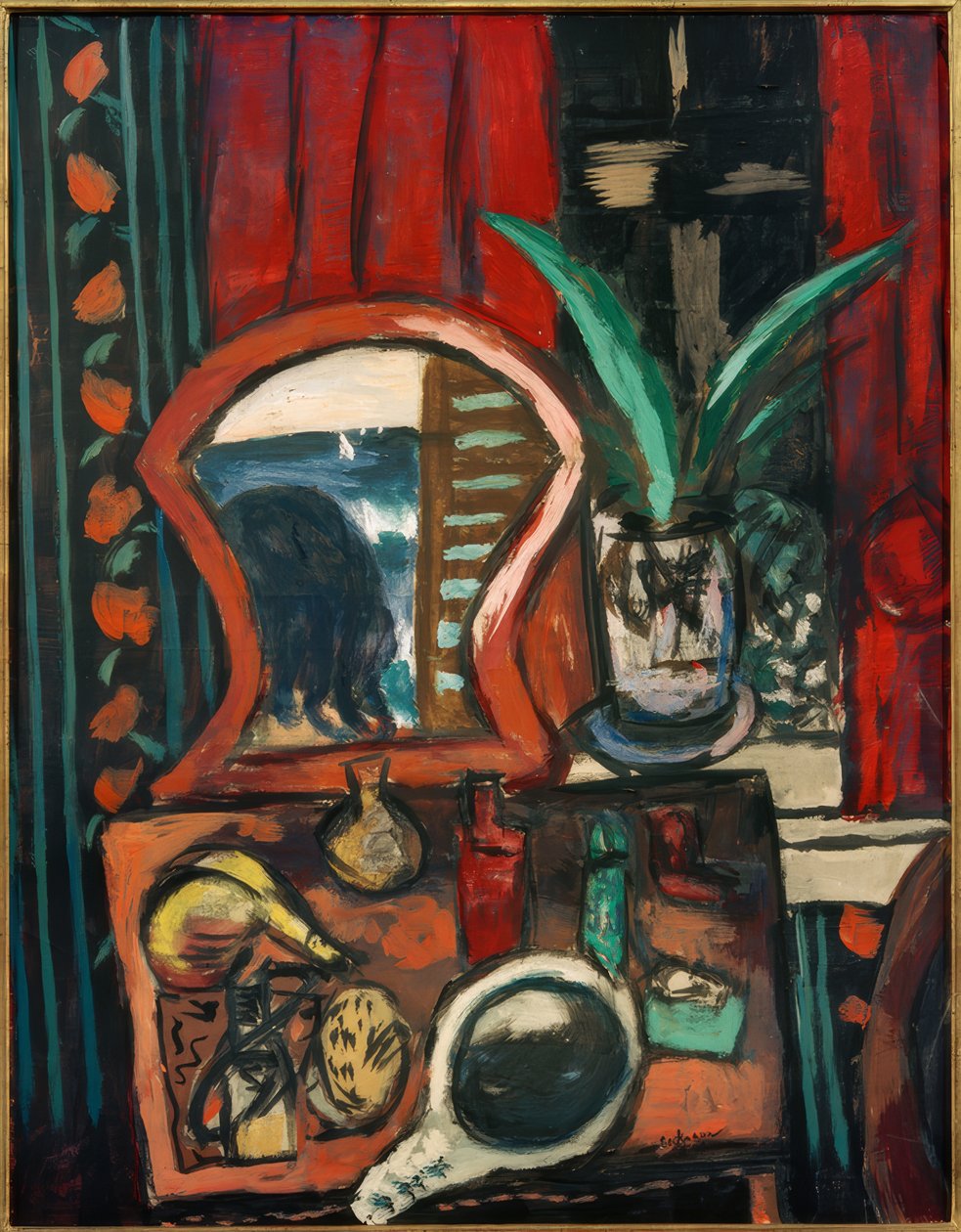 Martwa natura z toaletką autorstwa Max Beckmann