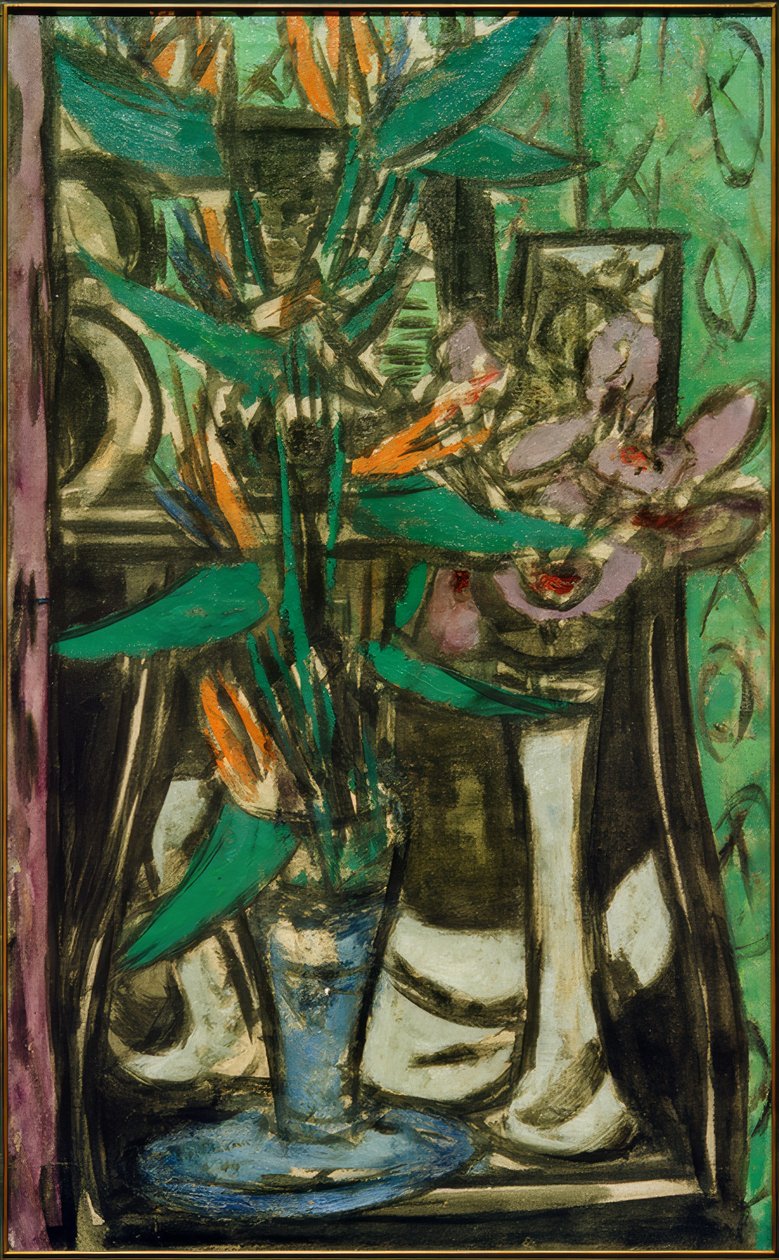 Martwa natura ze Strelizią autorstwa Max Beckmann