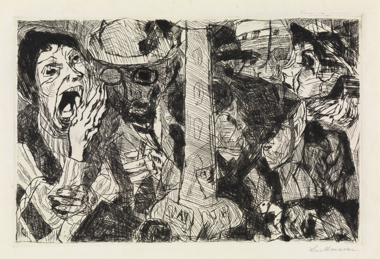 Ulica II autorstwa Max Beckmann