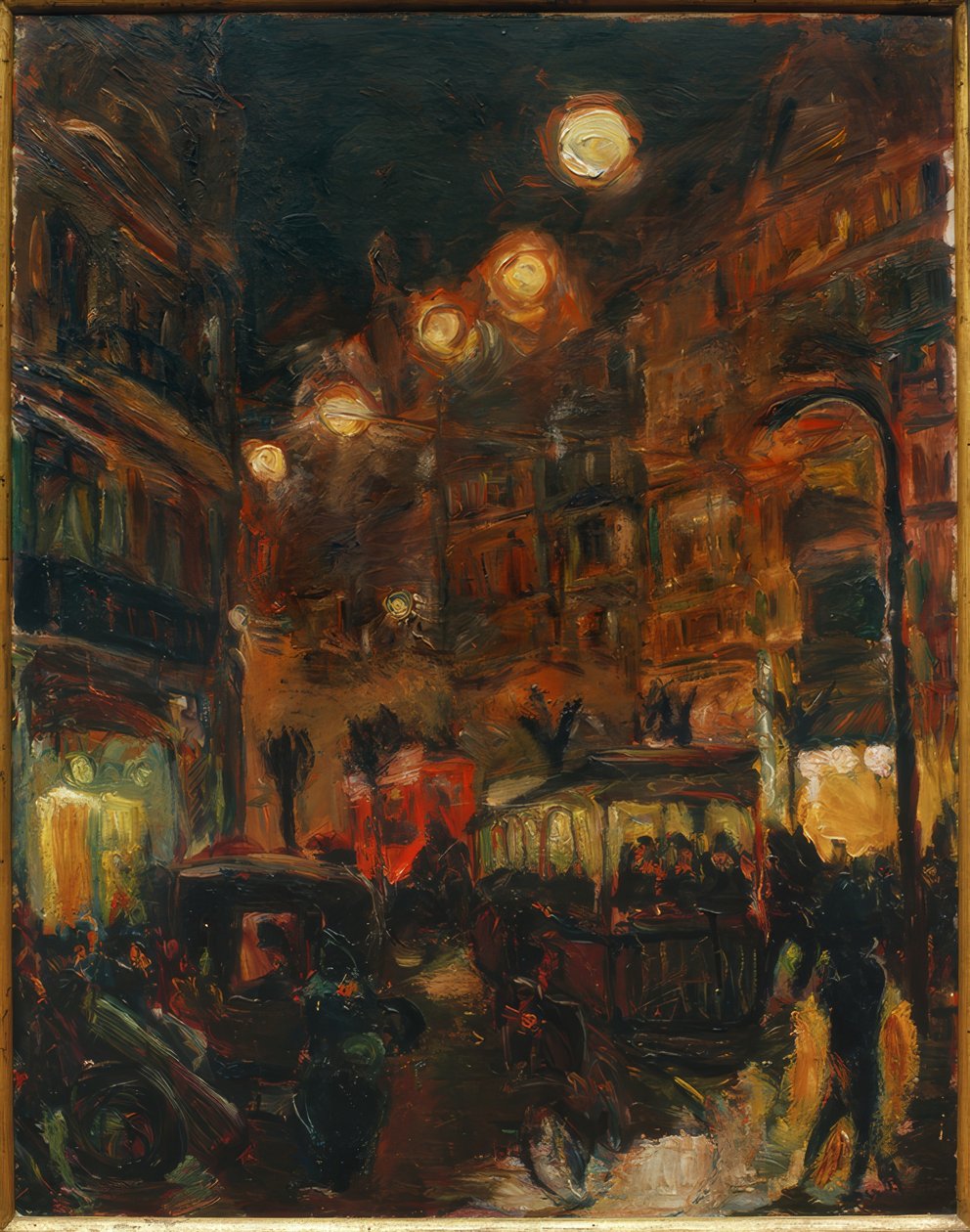 Ulica nocą autorstwa Max Beckmann