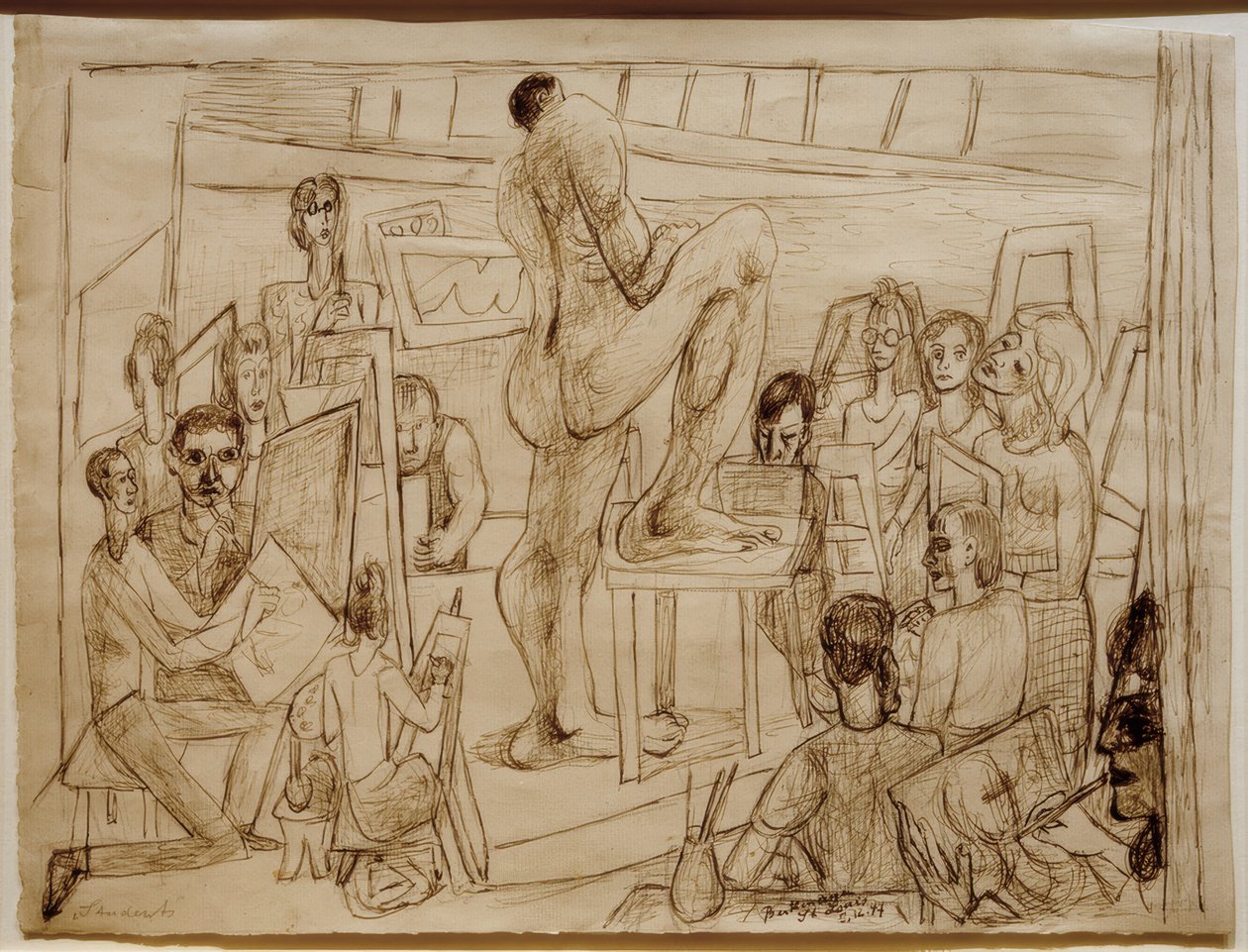 Studenten autorstwa Max Beckmann
