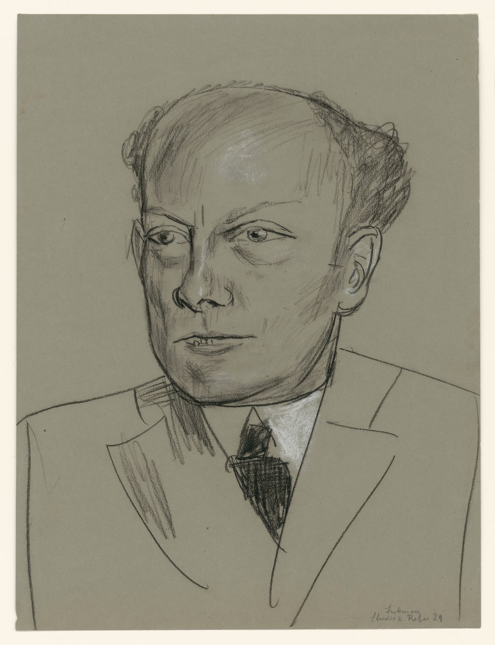 Analiza portretu Gottlieba Friedricha Rebera (głowa) autorstwa Max Beckmann