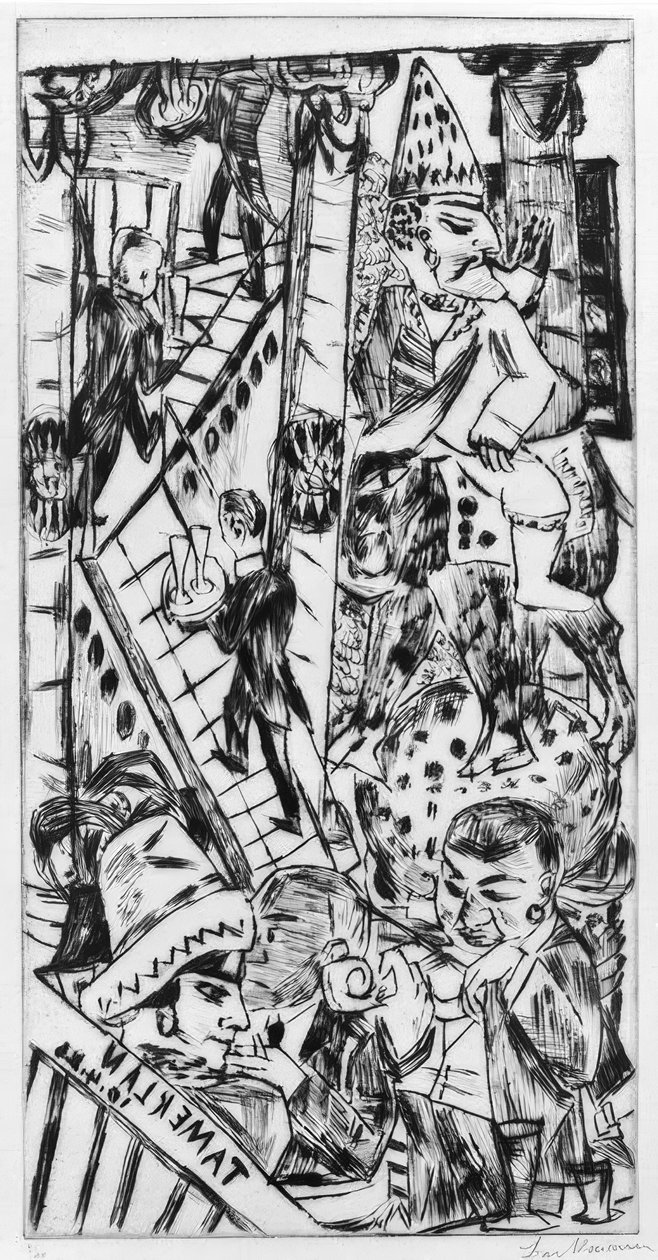 Tamerlan autorstwa Max Beckmann