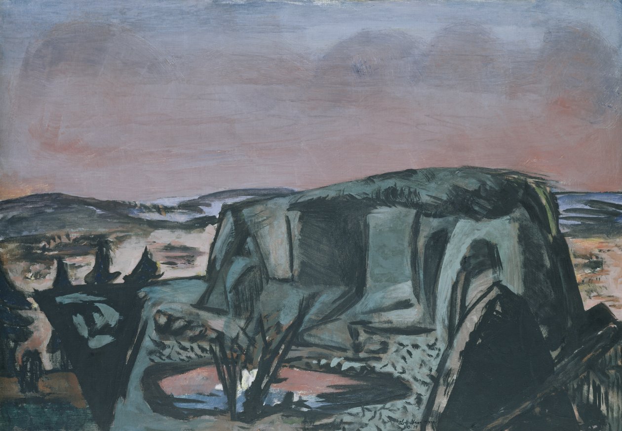 Bagno w Moosberg autorstwa Max Beckmann