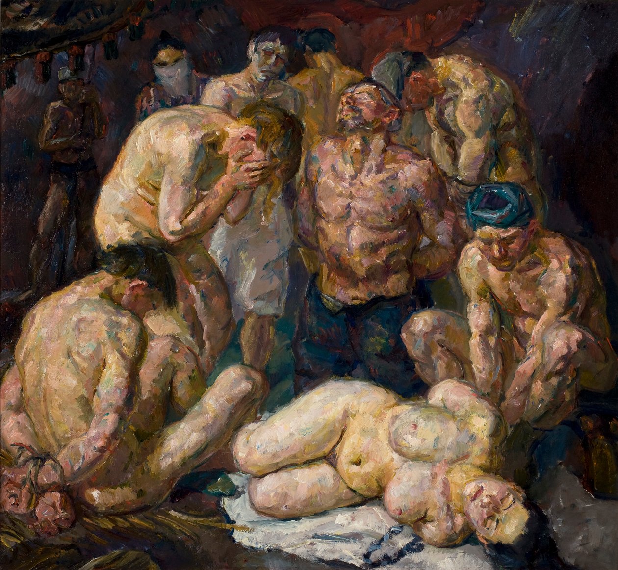 Więźniowie autorstwa Max Beckmann