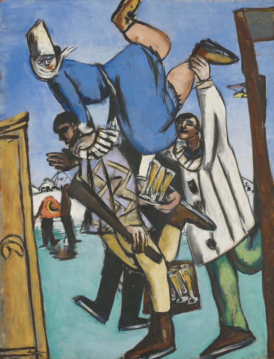Łyżwiarze autorstwa Max Beckmann