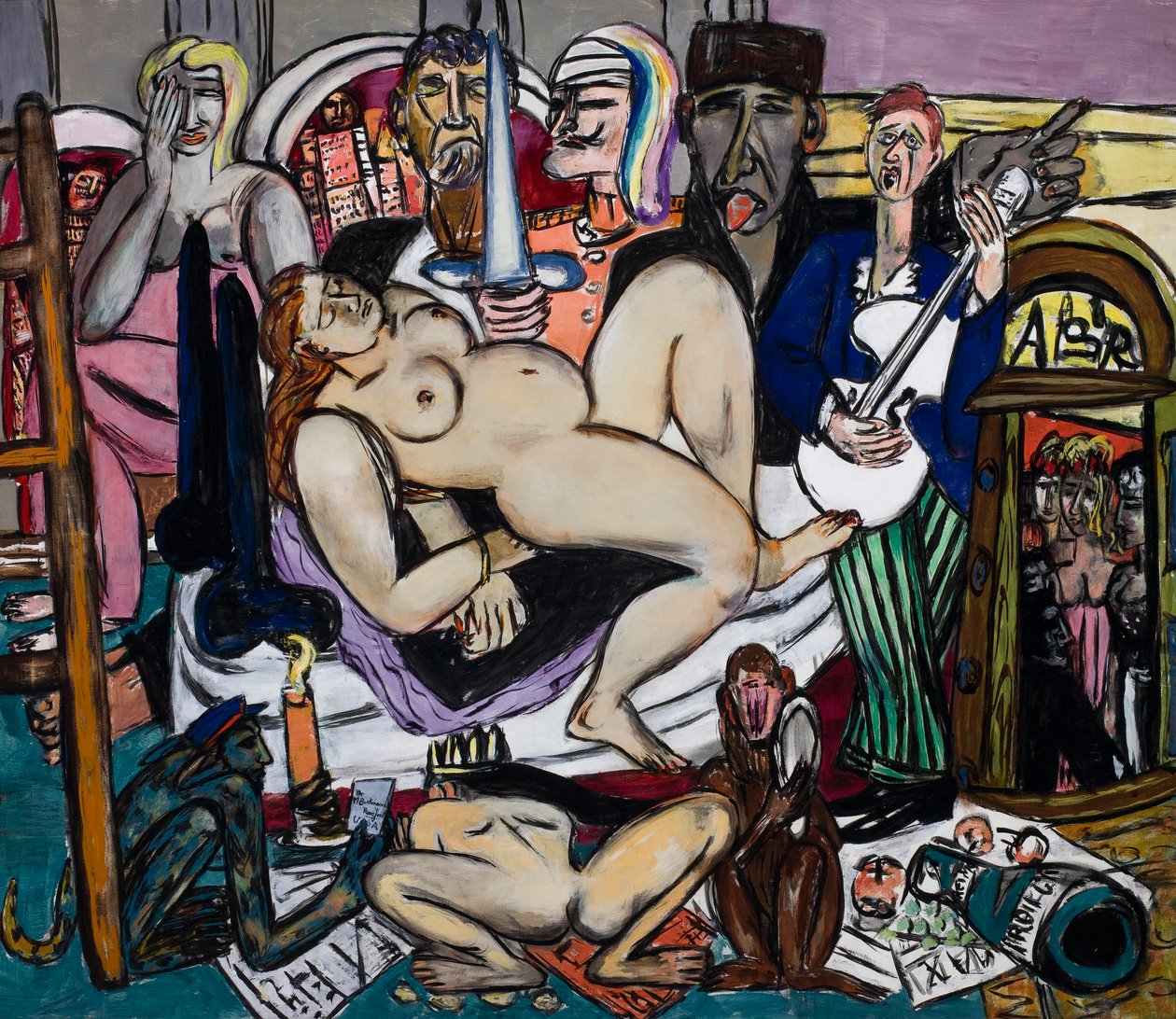 Miasto (Noc w mieście) autorstwa Max Beckmann