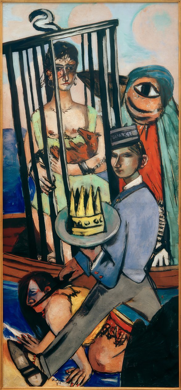 Kuszenie (Kuszenie św. Antoniego) autorstwa Max Beckmann