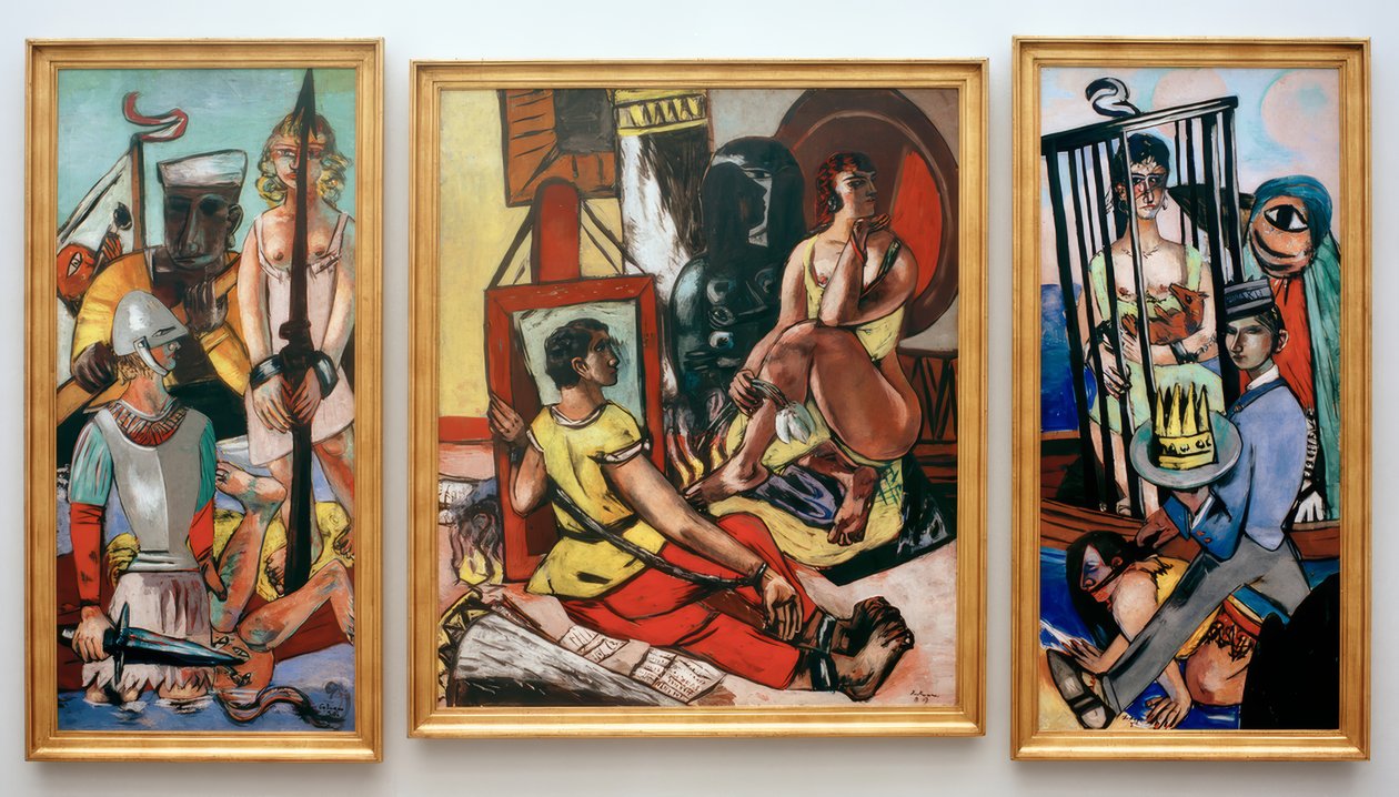 Pokusa (Pokusa św. Antoniego) autorstwa Max Beckmann
