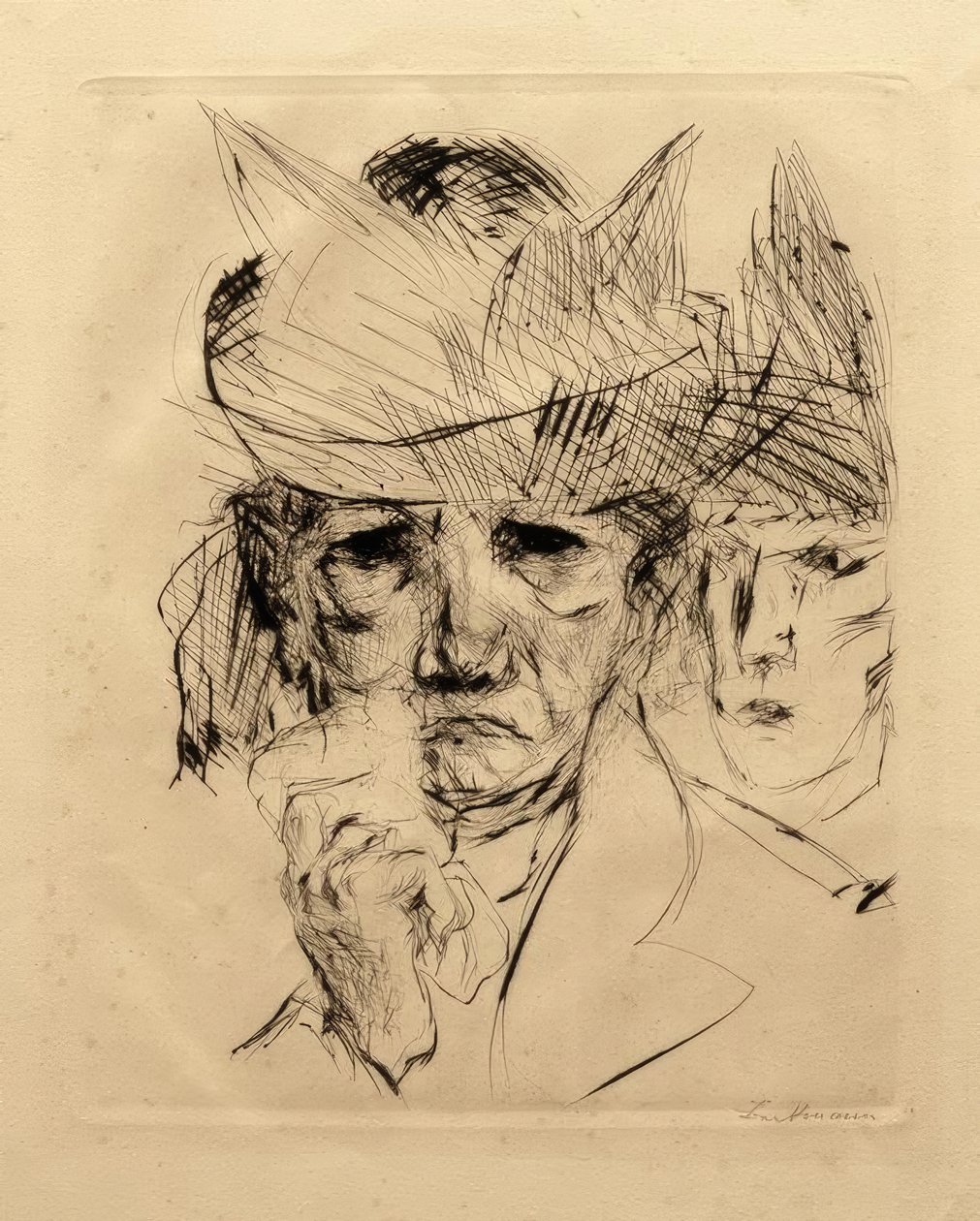 Płacząca kobieta autorstwa Max Beckmann