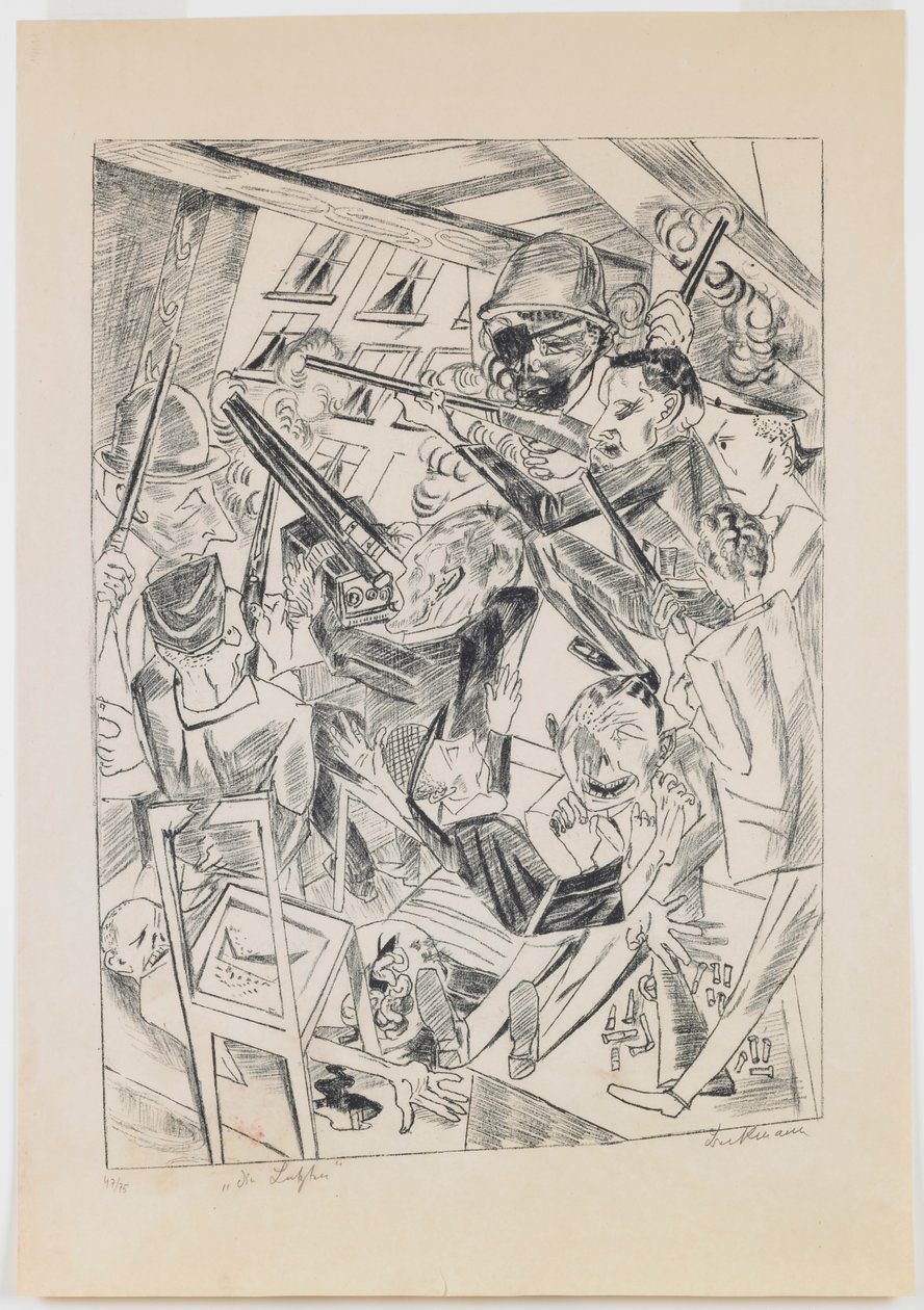 płyta 10: Ostatnie autorstwa Max Beckmann