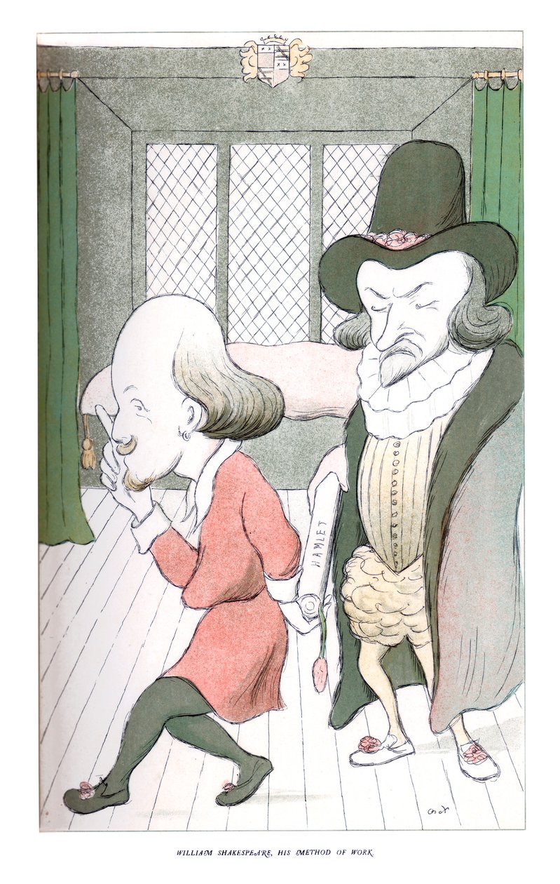 William Shakespeare, Jego metoda pracy, 1904. autorstwa Henry Maximilian Beerbohm