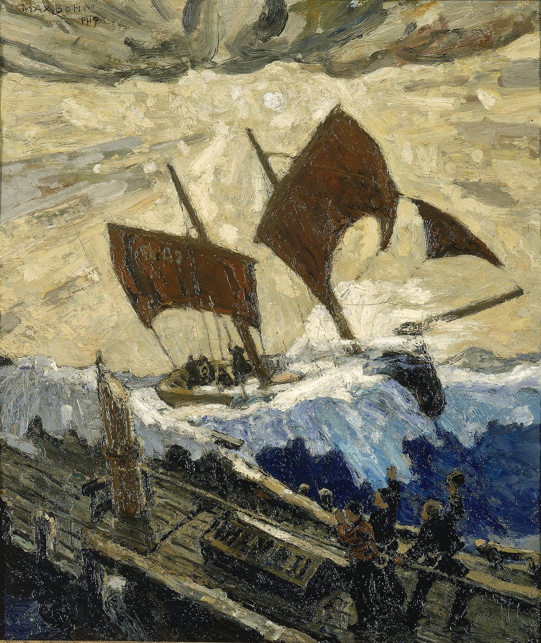 Incydent na kanale La Manche autorstwa Max Bohm