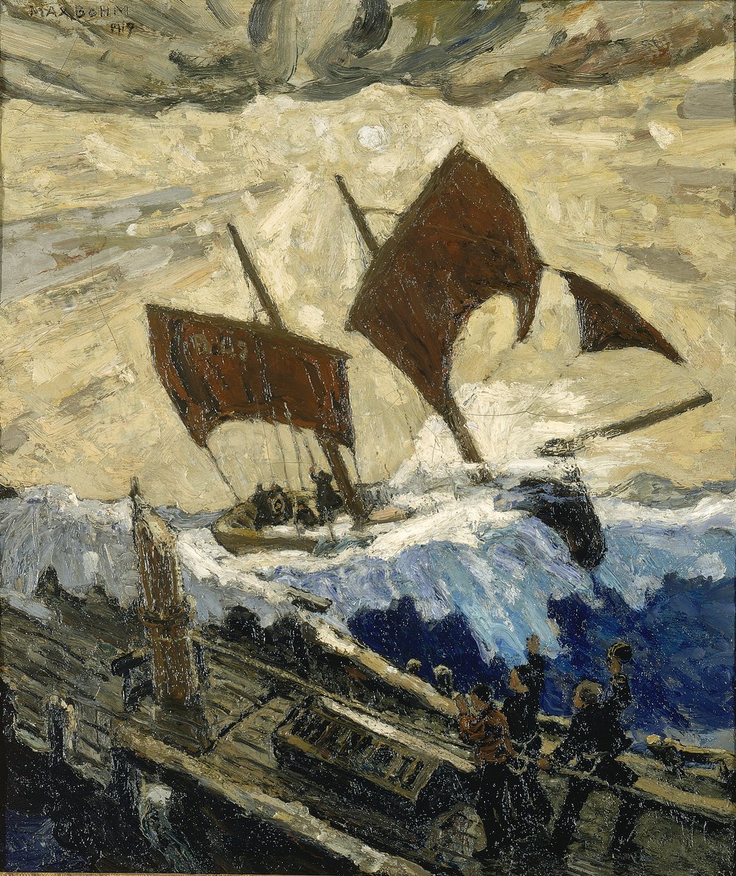 Incydent na kanale La Manche, 1919. autorstwa Max Bohm